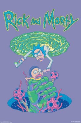 "Rick and Morty Fall Poster"