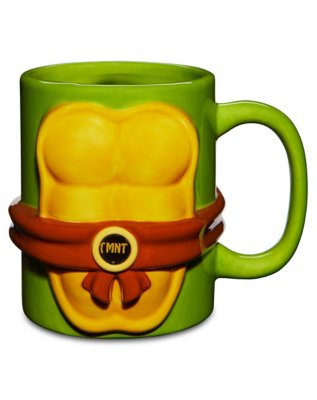 "Molded Teenage Mutant Ninja Turtles Coffee Mug - 16 oz."