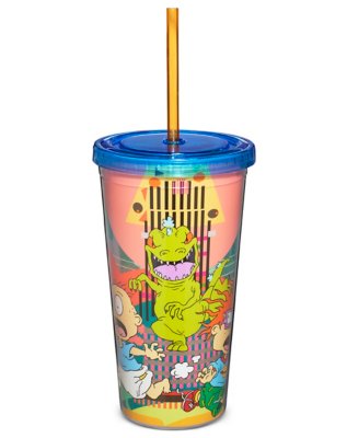 "Running Rugrats Cup with Straw - 20 oz."