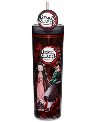 "Demon Slayer Cup with Straw and Topper - 20 oz."