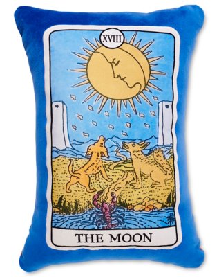 "The Moon and Sun Tarot Pillow"