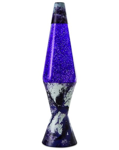 17 Inch Dark Fairy Purple Glitter Lava Lamp