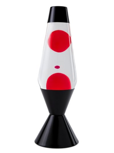 16 Inch Black and Pink Lava Lamp