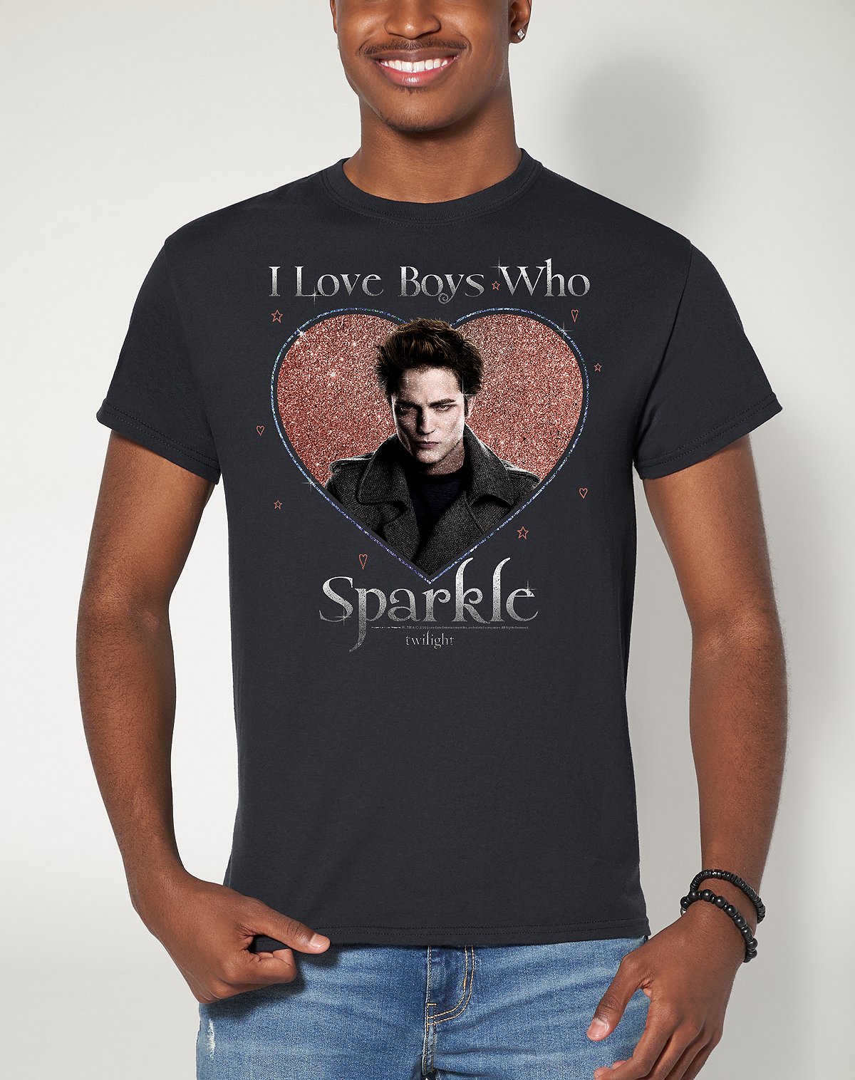 I Love Boys Who Sparkle T Shirt - Twilight - Spencer's