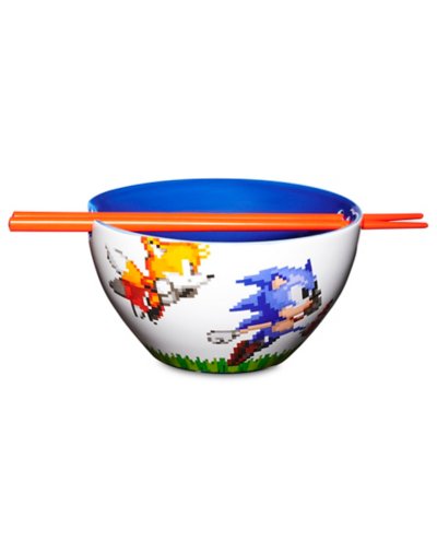 "Classic Sonic and Tails Chopstick Bowl 20 oz. - Sonic the Hedgehog"