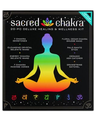 "Sacred Chakra 20 Piece Deluxe Healing & Wellness Kit"