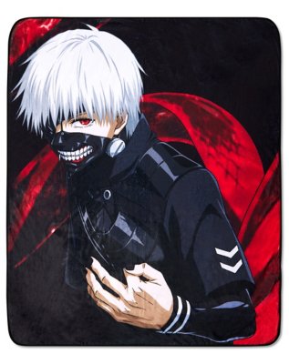 "Kaneki Fleece Blanket - Tokyo Ghoul"