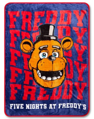 "Freddy Fazbear Fleece Blanket - Five Nights at Freddy's"