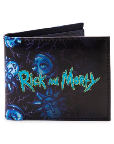 Electric Rick and Morty Bifold Wallet