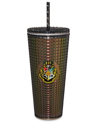 "Studded Hogwarts Cup with Straw 20 oz. - Harry Potter"