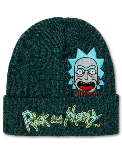 Peekaboo Cuff Beanie Hat - Rick and Morty