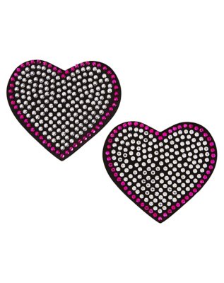 "Reusable Crystal Heart Pasties"