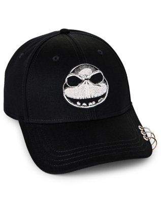 "Black Jack Skellington Snapback Hat - The Nightmare Before Christmas"