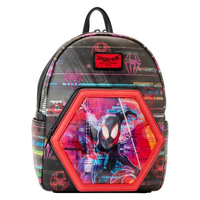 "Loungefly Spider-Man Across the Spiderverse Lenticular Mini Backpack -"