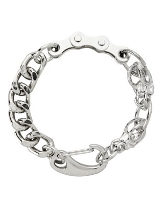 "Skull Bike Chain Bracelet"