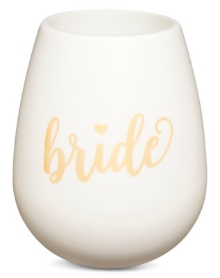 "Bride Wineglass - 10 oz."