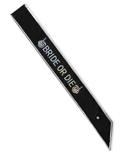 "Bride or Die Sash"