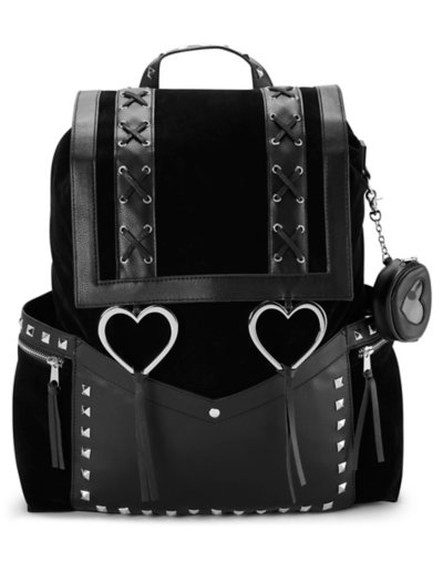 Double Heart Rucksack Backpack