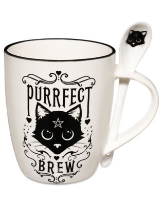 "Purfect Brew Mug with Spoon - 12 oz."