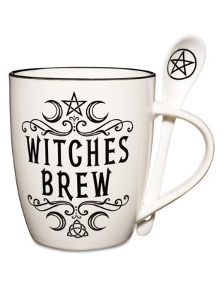 "Witches Brew Mug with Spoon - 12 oz."