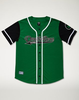 "Green Death Row Records Baseball Jersey"