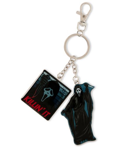 Ghost Face Charm Keychain