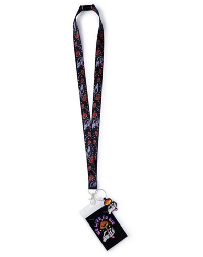 We Live To Die Lanyard