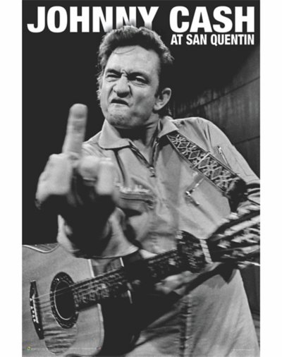 Johnny Cash San Quentin Poster