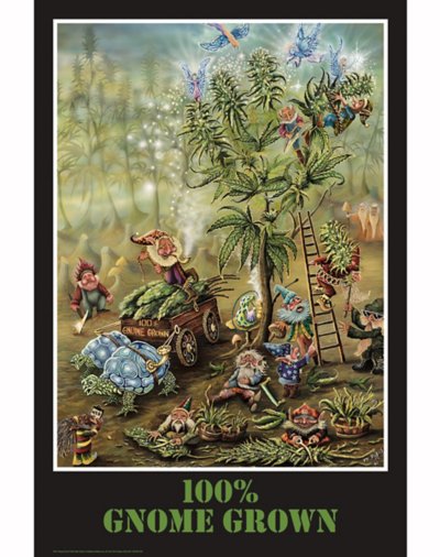 100% Gnome Grown Poster