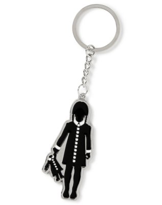 "Addams Family Wednesday Silhouette Keychain - The Addams Family"