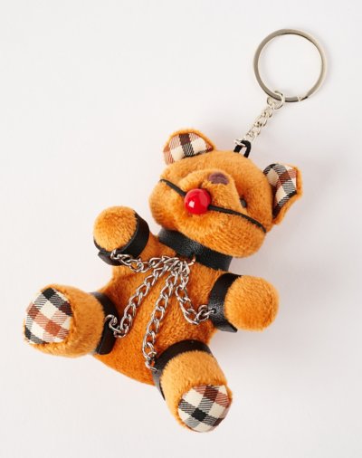 Gagged Teddy Bear Key Chain