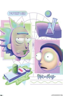 "Rick and Morty Chemistry Poster"