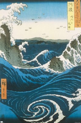 "Utagawa Naruto Whirlpool Poster"