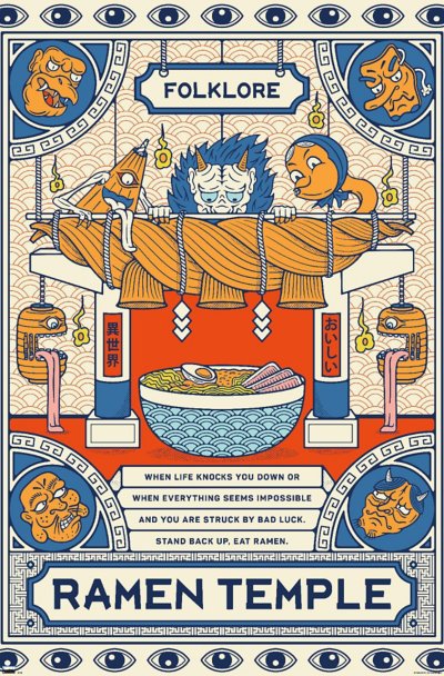 Ramen Temple Poster