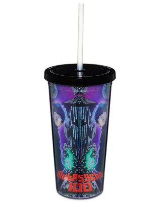 "Mob Psycho Cup with Straw 20 oz. - Mob Psycho"