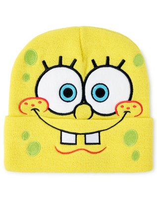 "SpongeBob Head Knit Cuff Beanie"