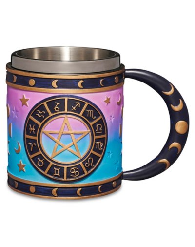 Molded Zodiac Resin Coffee Mug - 13.5 oz.