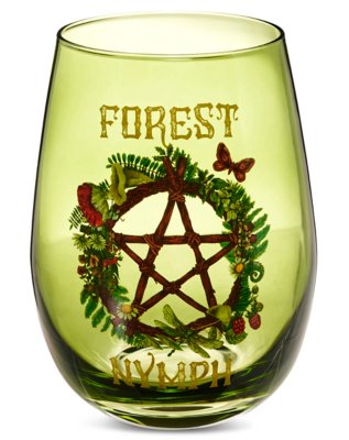 "Forrest Nymph Wine Glass"