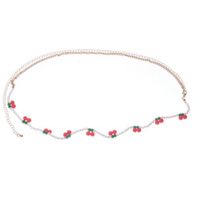 Beaded Cherry Waist Chain