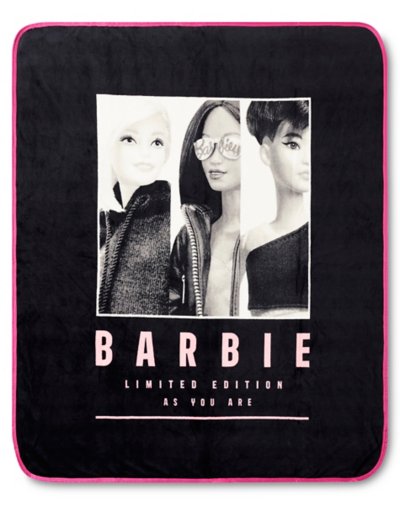 "As You Are Fleece Blanket - Barbie"