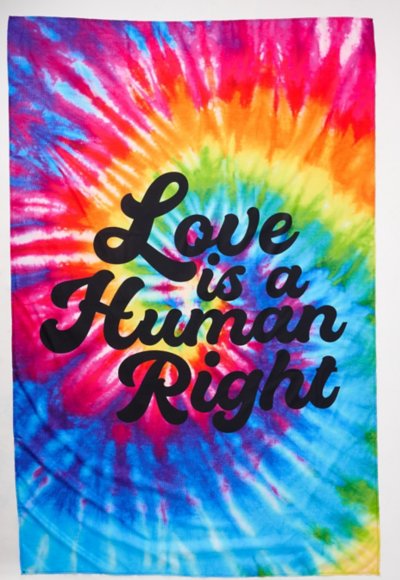 Love Is A Human Right Tapestry