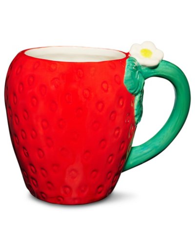 Strawberry Molded Coffee Mug - 18 oz.