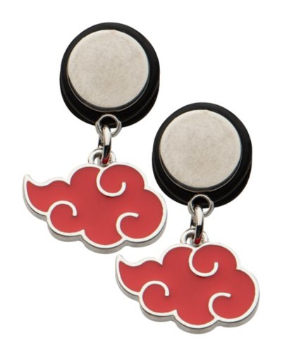 Dangle Akatsuki Cloud Fake Plugs - 18 Gauge