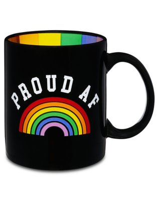 "Proud AF Rainbow Coffee Mug - 20 oz."