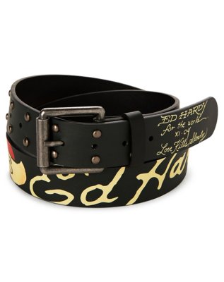 "Love Kills Slowly Belt- Ed Hardy"