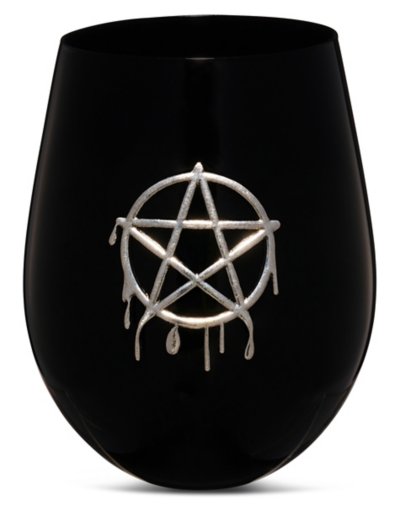 Pentagram Stemless Wine Glass - 20 oz.