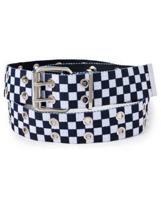 "Checkered Black and White Belt"