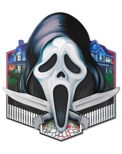 3D Ghost Face Sign