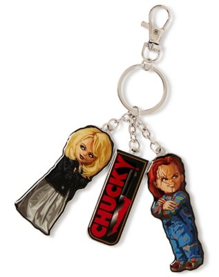 "Chucky and Tiffany Keychain"