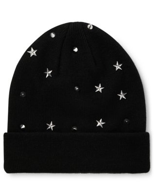 "Spike and Star Knit Hat"